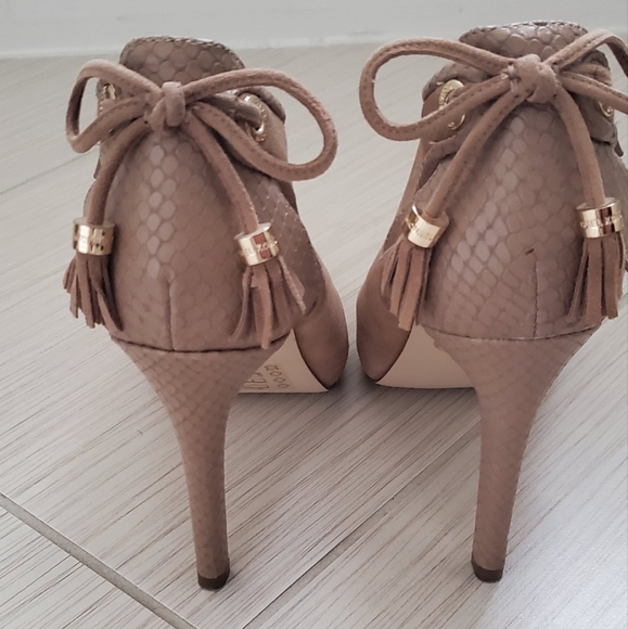 Michael Kors Open Toe Bootie Heels Size 8.5 - Picture 3 of 6